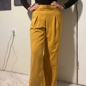 Yellow dress pants